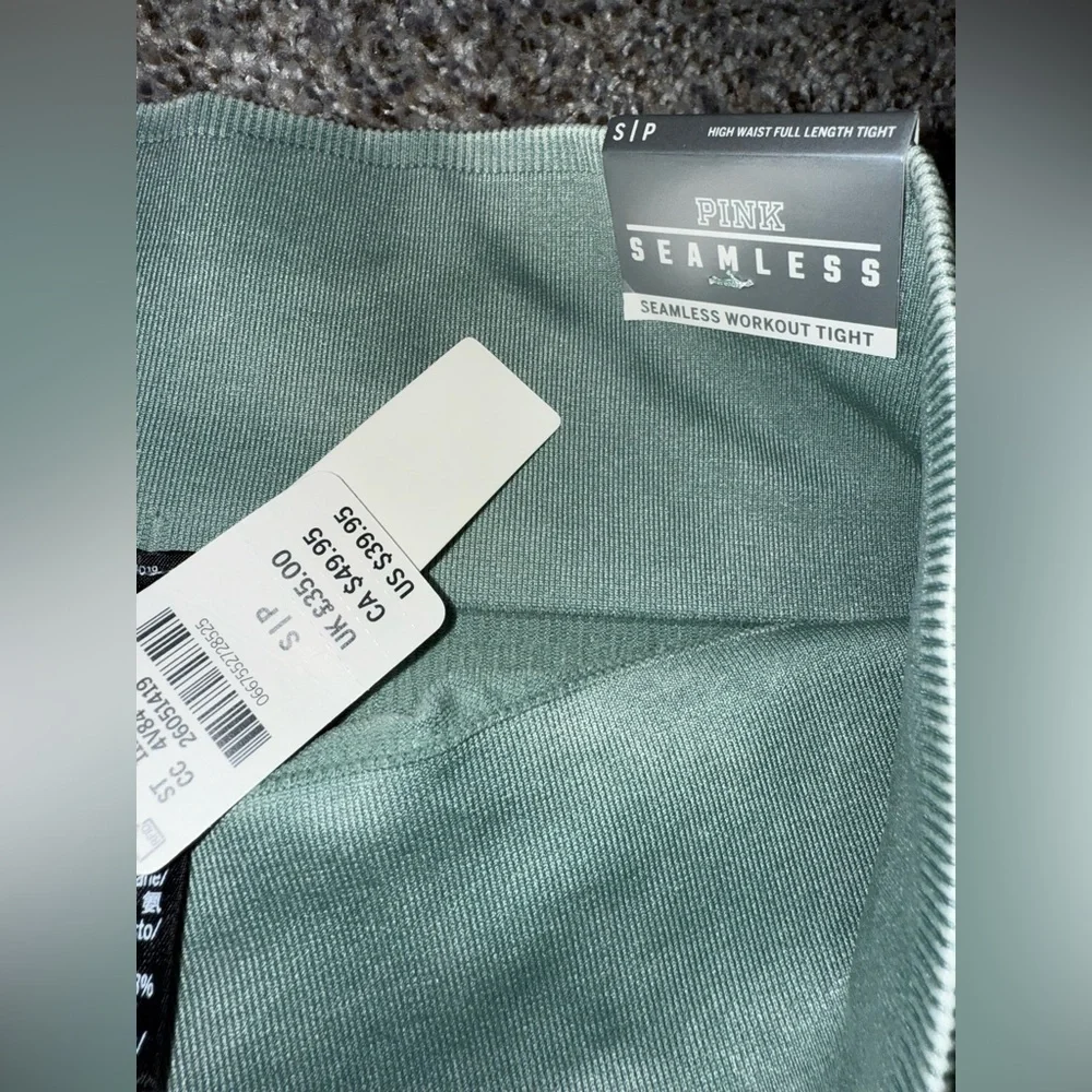 Pink seamless workout tight legging - Picture 3 of 5